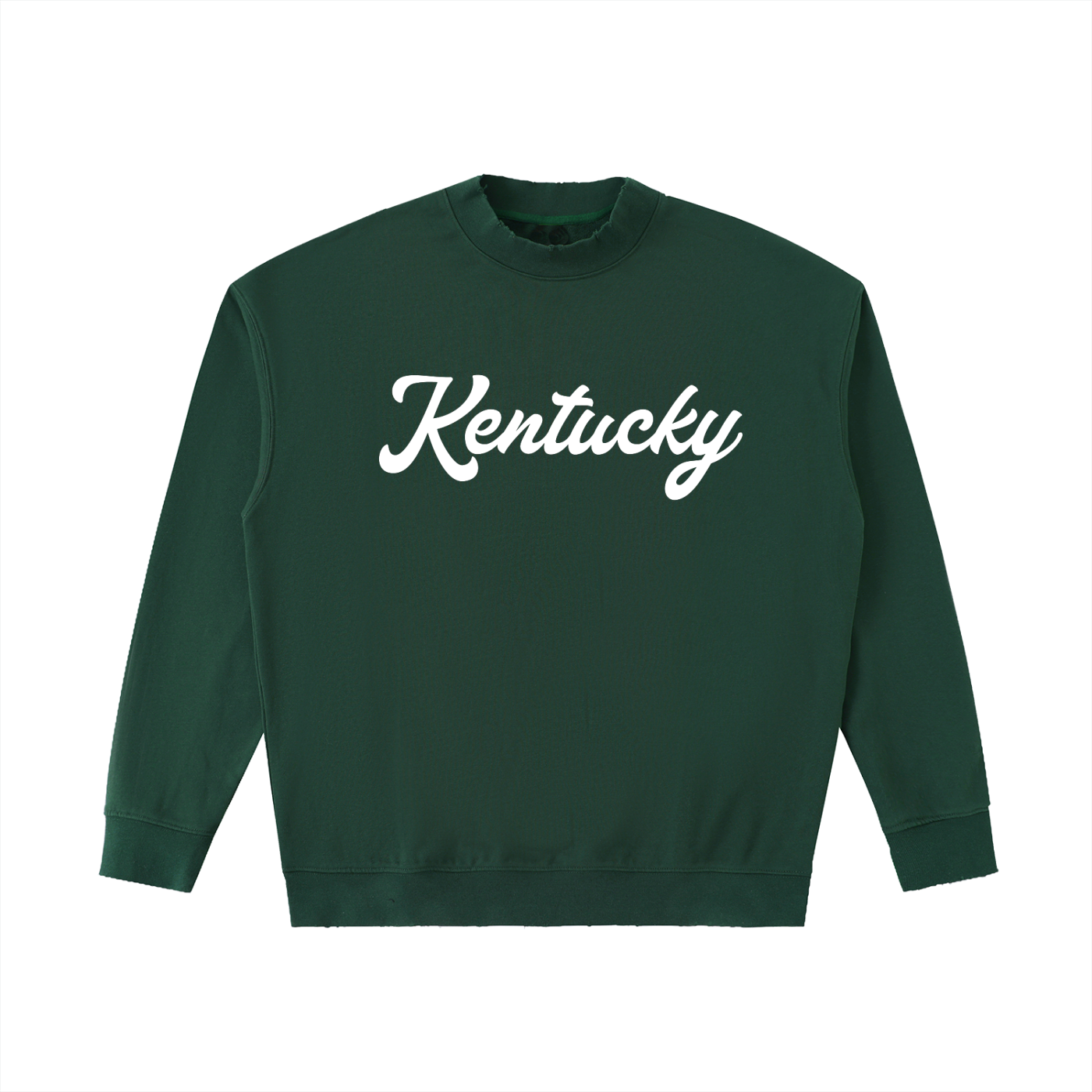 Kentucky Drop Shoulder Crewneck - Retro Green