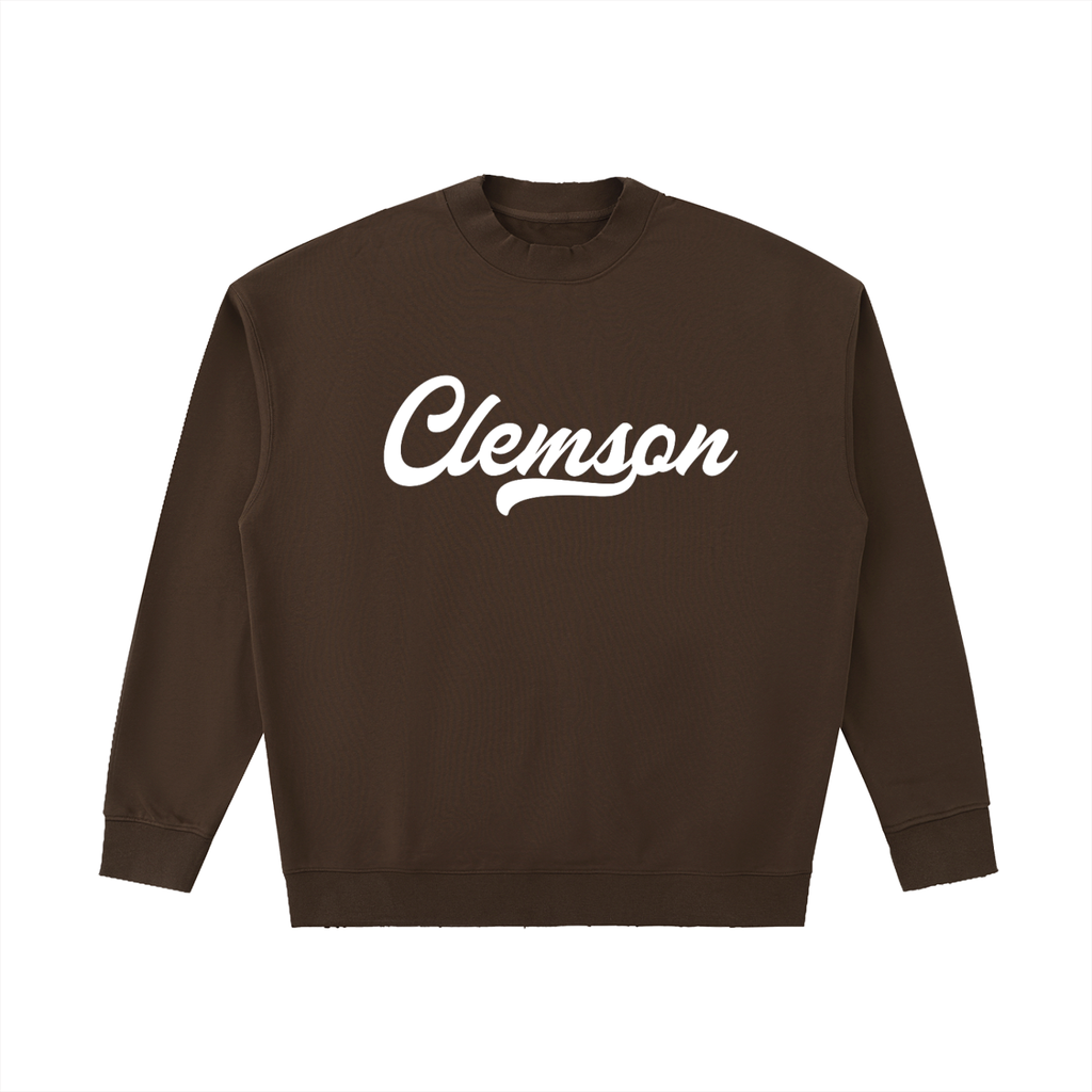 Clemson Crewneck Sweatshirt - Espresso Brown
