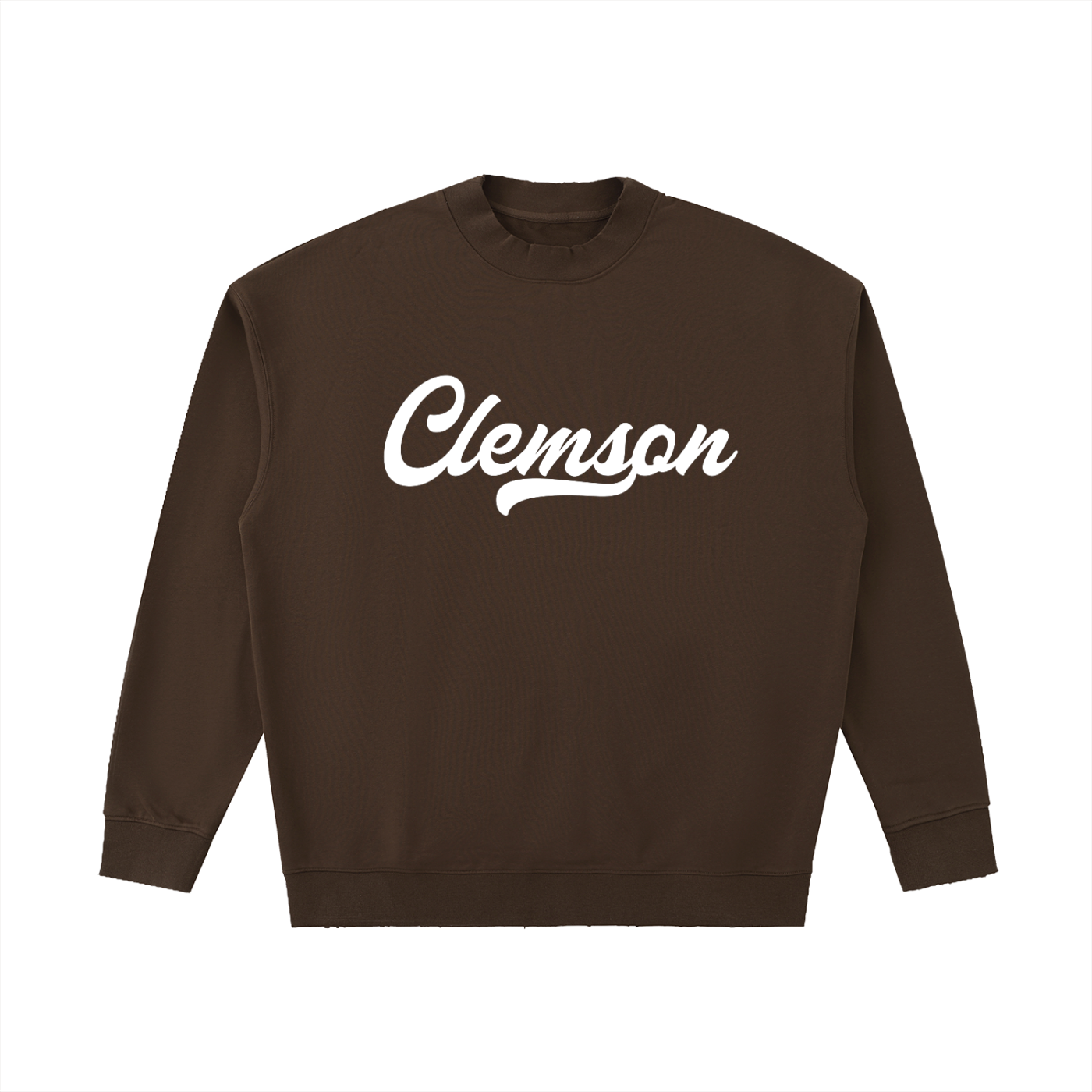 Clemson Crewneck Sweatshirt - Espresso Brown